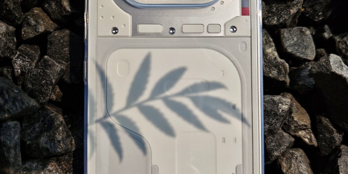 Nothing Phone 4a transparent design with glyph lights