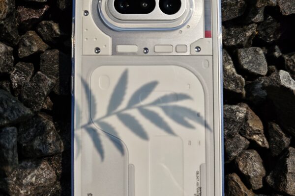 Nothing Phone 4a transparent design with glyph lights